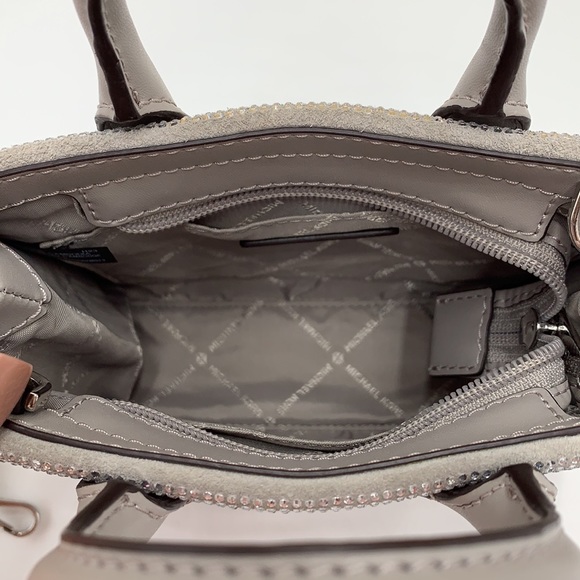 MICHAEL KORS MIRELLA XSMALL SHOPPER CROSSBODY PEARL GREY COLOR - Picture 5 of 16